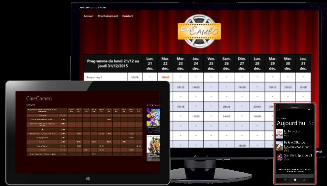 Nouveau site interactif, application tablette et application téléphone